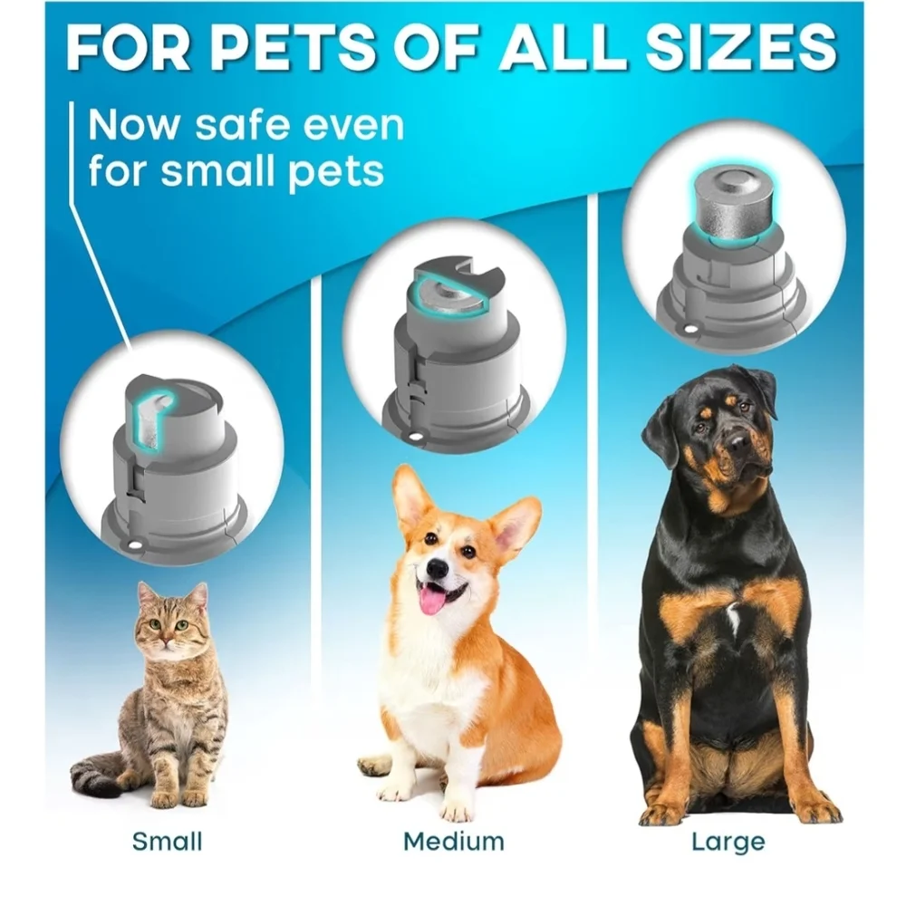 Dog Nail Grinder with LED Light, Rechargeable Dog Nail Grinder for All Size Dogs